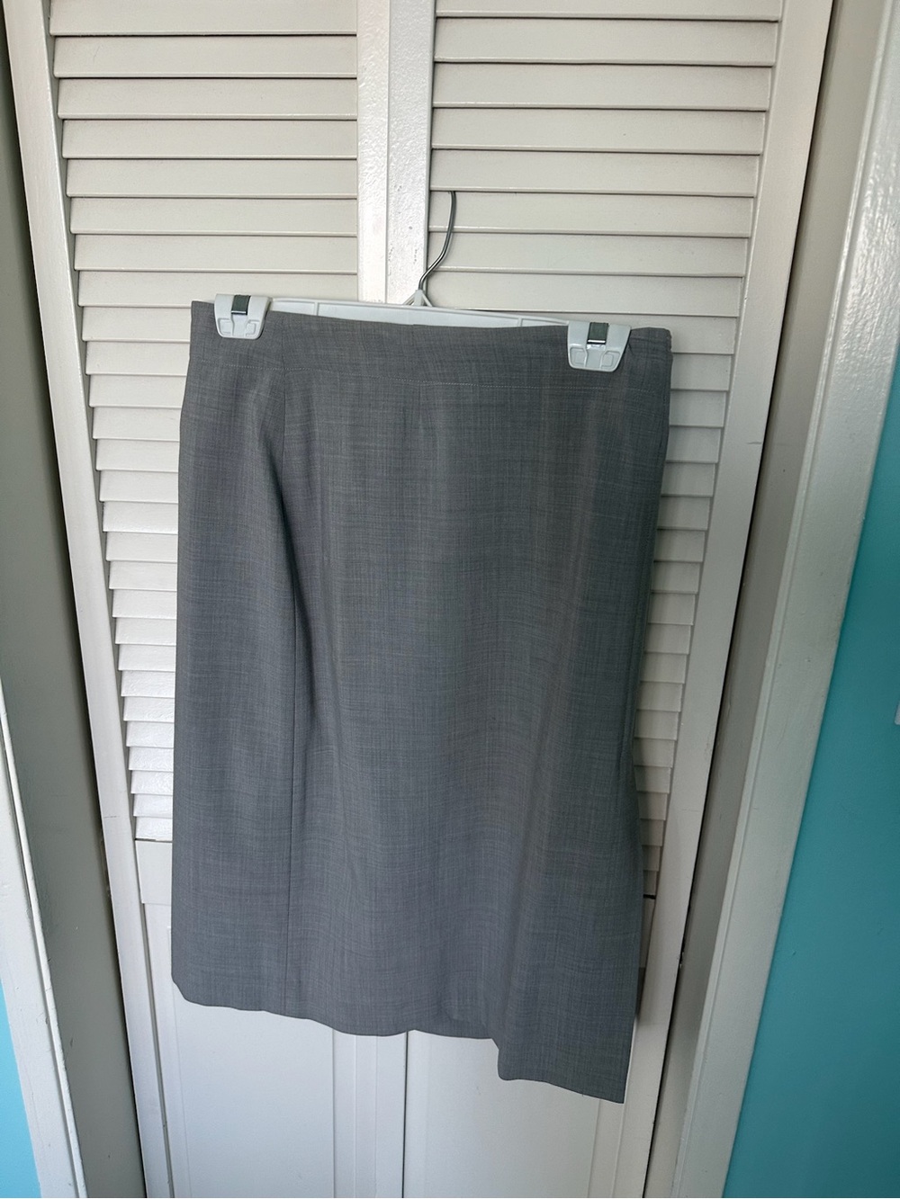 Armani Exchange Classic Gray Women's Professional Pencil Skirt